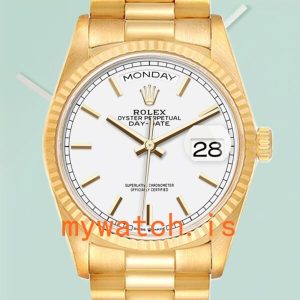 Rolex Day-Date Men’s 36mm M128238-0081 Stainless Steel: A Timeless Masterpiece