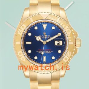 Rolex Yacht-Master 16628BLSO 40mm Men’s Gold-Tone Blue Dial: A Timeless Marvel