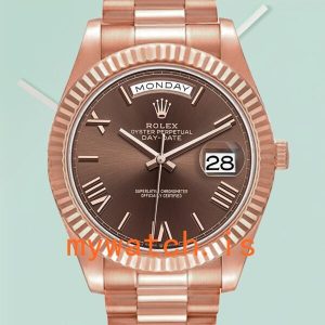 Rolex Day-Date m228235-0002 40mm Mens Brown Dial: Authentic vs. Replica