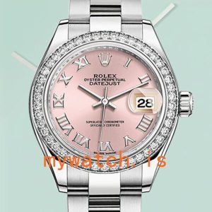 Rolex Datejust Ladies 28mm m279384rbr-0006 Diamond Bezel Pink Dial: Genuine vs. Replica