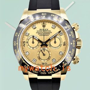 Rolex Daytona 116518CDR 40mm Mens Monobloc Cerachrom Rubber Band: Genuine vs. Replica