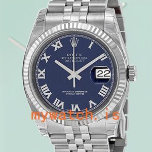 Rolex Datejust 36mm Mens 116234BLRJ Automatic: Genuine vs. Replica
