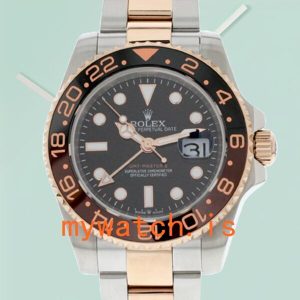 Rolex GMT-Master 40mm Mens m126711chnr-0002 Silver-tone Oyster Bracelet: Genuine vs. Replica