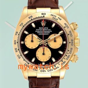 Rolex Daytona 116518 Mens 40mm Leather Strap: A Timeless Masterpiece