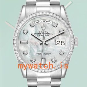 Rolex Day-Date 36mm m128349rbr-0004 Mens President Bracelet: Authentic vs. Replica